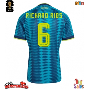 Colombia Richard Rios #6 Replica Away Stadium Shirt World Cup 2026 Short Sleeve